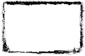 Abstract Decorative Black Photo Edge / Overlay for Landscape Photos