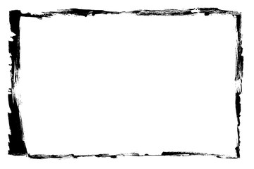 Abstract Decorative Black Photo Edge / Overlay for Landscape Photos