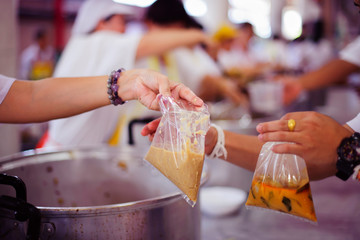 People outreach to donate food from volunteers : conceptual beggar