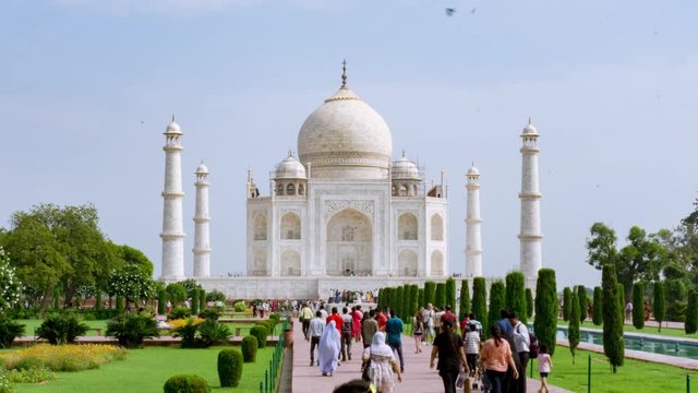 Taj Mahal Timelapse, Agra India
