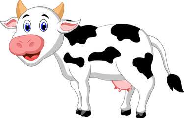 Cute cow cartoon