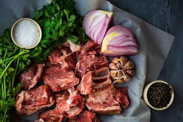 Organic food concept