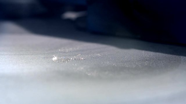 3D printer working close up. Automatic three dimensional 3d printer for metal. Modern 3D printer printing an object from the metal powder. Concept progressive additive technology for 3d printing.