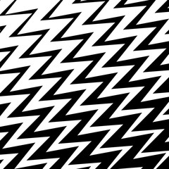 Geometric Simple Zigzag Print, Wave Pattern
