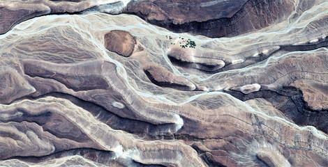 Imaginary bacteria in the Sahara,  abstract photography of the deserts of Africa from the air....