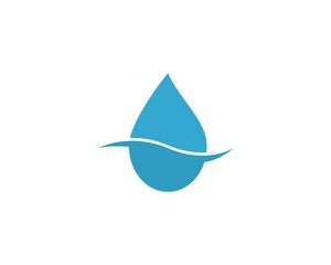 water drop Logo Template vector illustration design