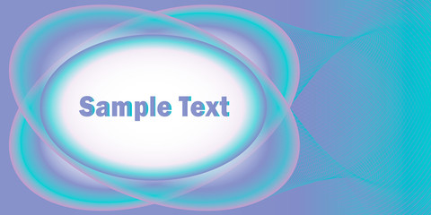 oval frame with gradient