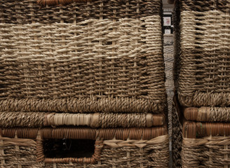 wicker basket background