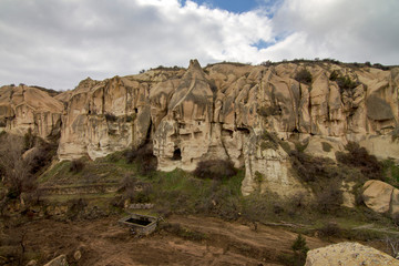 Fototapeta premium Panorami di Goreme e Uchisar, Cappadocia (Torchia)