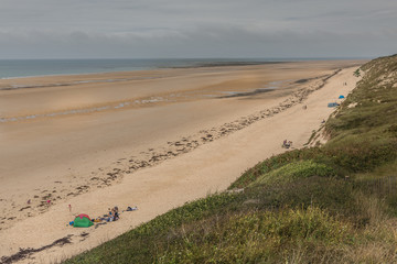 High viewpoint of the beach