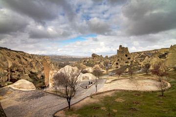 Fototapeta premium Panorami di Goreme e Uchisar, Cappadocia (Torchia)