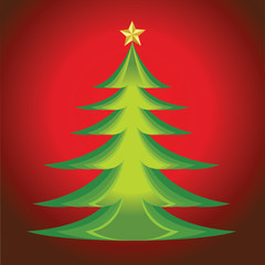 Christmas tree vector