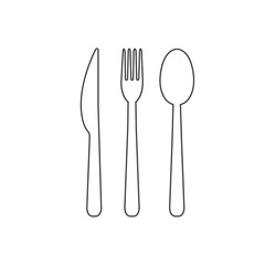 Vector cutlery icon