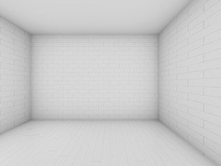 Abstract modern architecture background. 3D rendering