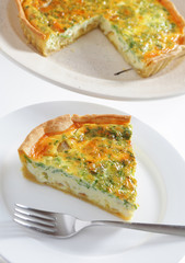 Onion and parsley quiche