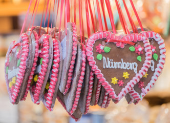 Lebkuchenherzen N&uuml;rnberg