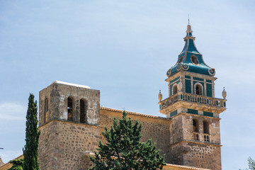 Naklejka premium Mallorca, Balearic Islands, Spain - July 21, 2013: Valldemossa Charterhouse (Carthusian Monastery of Valldemossa)