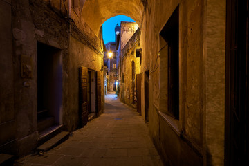 Fototapeta premium Typical views of Sorano, a typical village in the heart of Tuscany, Italy