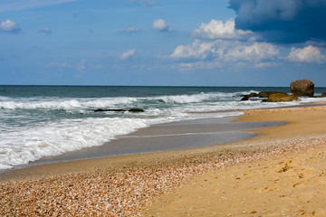 Mediterranean sea, beach, summer.