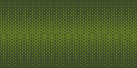 Abstract geometric degrade seamless pattern. Repeatable border motif with small geometry shapes with density gradient effect. 