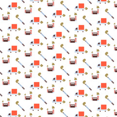 plant pipe car cigarette emits smoke and smog harmful emissions concept nature air pollution flat seamless pattern flat