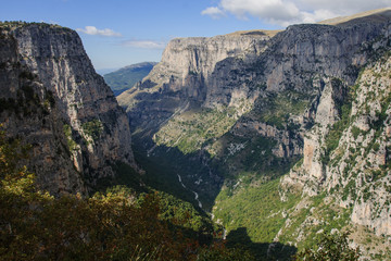 Fototapeta na wymiar Vikos gorge