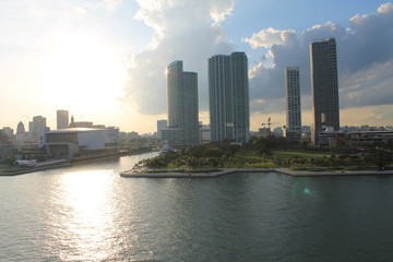 Fototapeta premium Miami Sunset