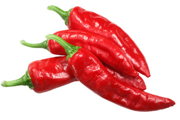 Aleppo or halaby pepper, whole pods, top