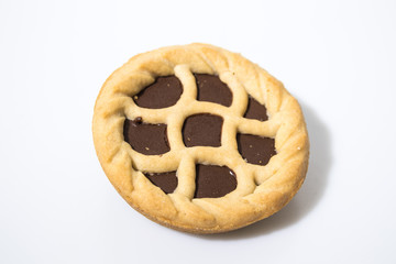 Chocolate snack isolated in a white background