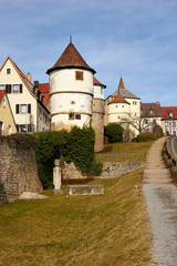 Fototapeta na wymiar Historische Altstadt von Dettelbach, Landkreis Kitzingen, Unterfranken, Franken, Bayern, Deutschland