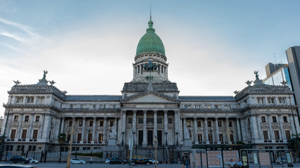 Fototapeta na wymiar Plaza Congreso in Buenos Aires (Argentina)