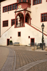 Historische Altstadt von Dettelbach,  Landkreis Kitzingen, Unterfranken, Franken,  Bayern, Deutschland