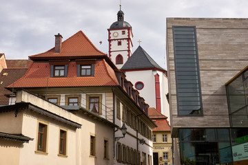 Historische Altstadt von Dettelbach,  Landkreis Kitzingen, Unterfranken, Franken,  Bayern, Deutschland