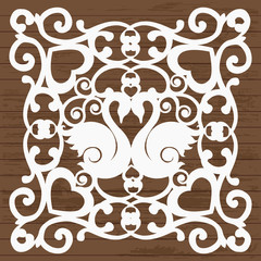 template for cards for laser cutting