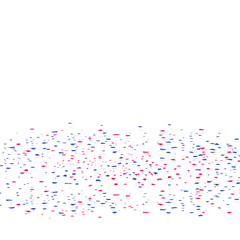 Confetti, colorful paper scatter falling on the floor festive of celebration abstract background vector illustration