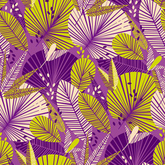 abstract tropical seamless pattern for background