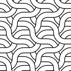 Design seamless monochrome zigzag pattern