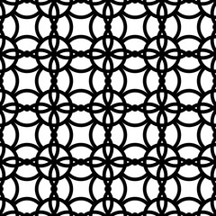 Fototapeta premium Design seamless monochrome grating pattern