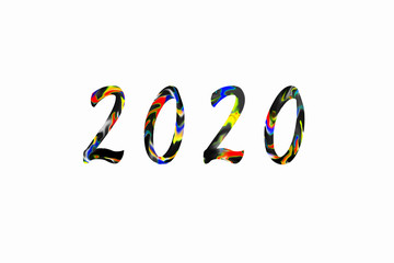 A.D. 2020 logo 西暦2020年 ロゴ