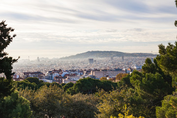 Obraz premium Park Güell in the morning, Barcelona