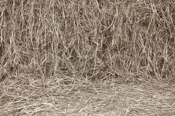 brown dry straw for background