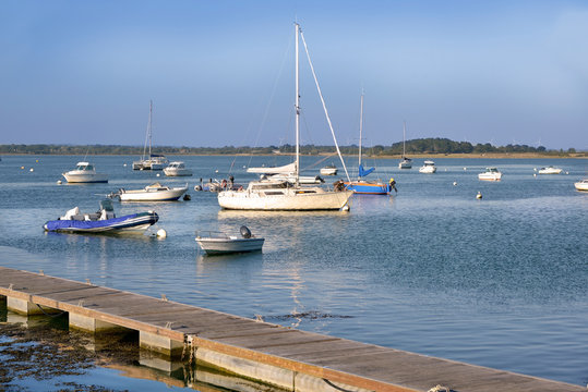 Port of Pénerf at Damgan, a commune in the Morbihan department of Brittany in north-western France.
