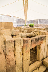 Tarxien, Malta. Neolithic temple (UNESCO World Heritage List), 3250 - 2800 BC