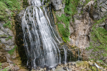 schleierwasserfall unterer bereich