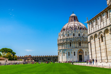 Basilica and baptistery in Pisa
