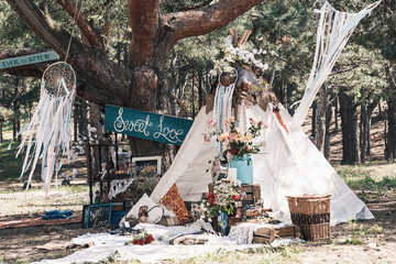 boho wedding decorations