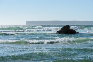 Lighthouse of Cabo de São Vicente on Atlantic coast, Portugal