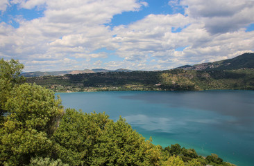 Fototapeta na wymiar Lake Nemi, Rome province Lazio, Italy