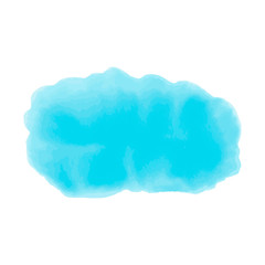 Watercolor stain with place for