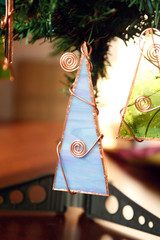 Glass Mosaic Christmas Ornament